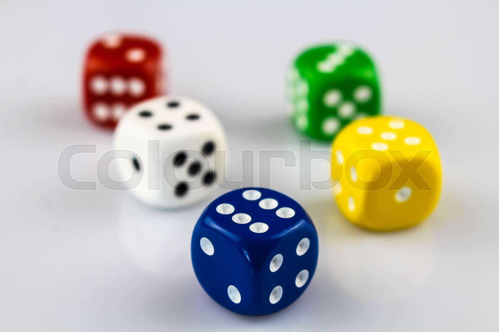 dice, gambling, game Stock image Colourbox
