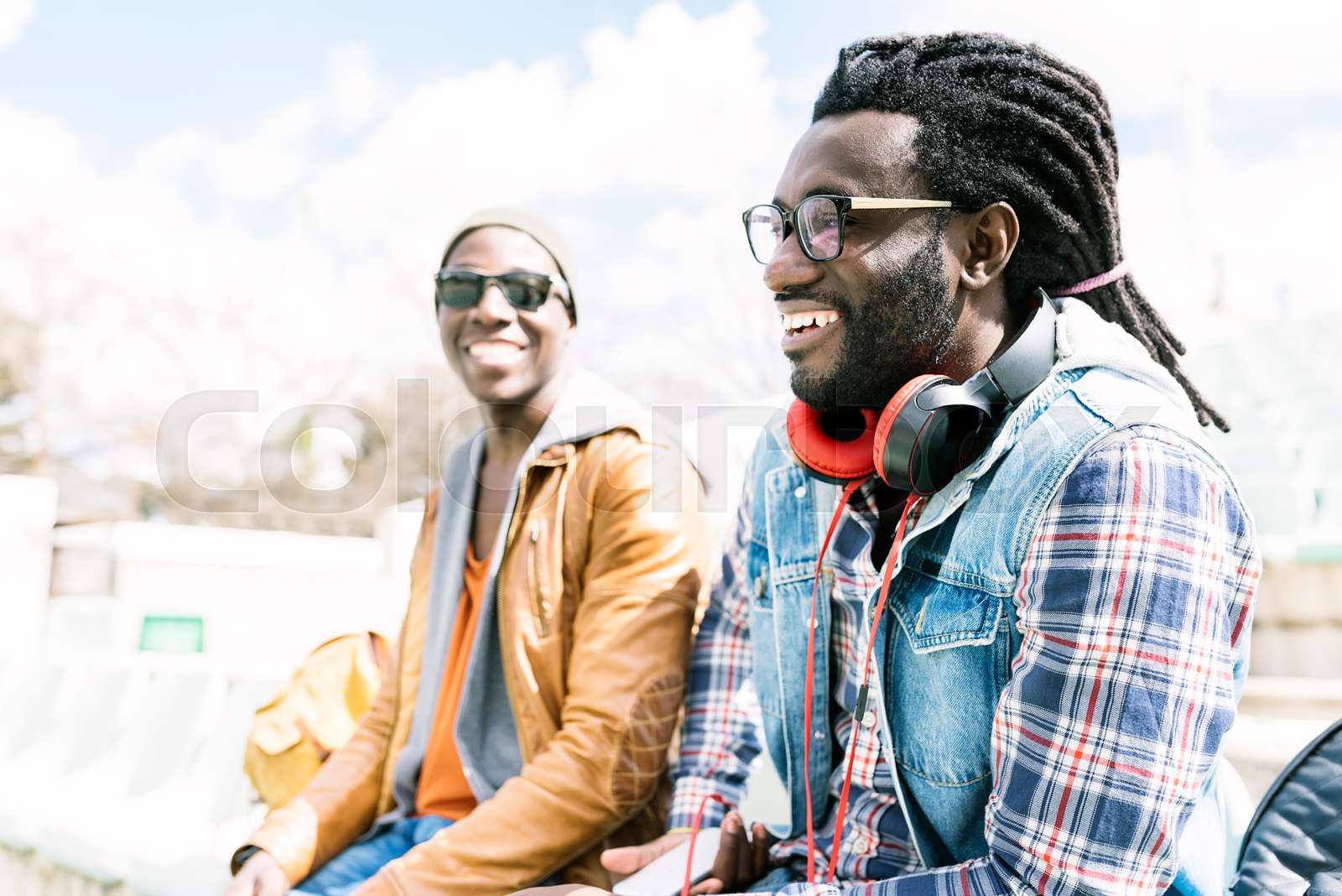 human race friends and family black