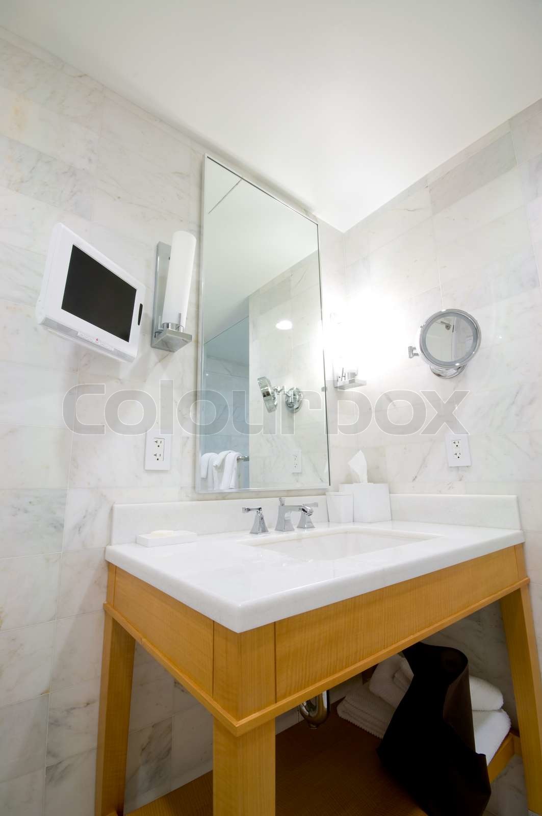 Interior of the room - Sink in the bathroom | Stock image | Colourbox