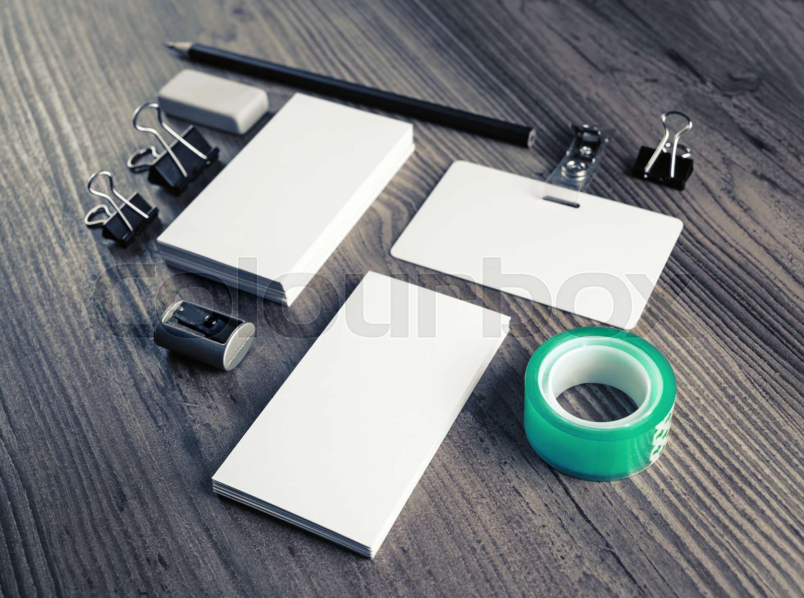 Blank ID template | Stock image | Colourbox