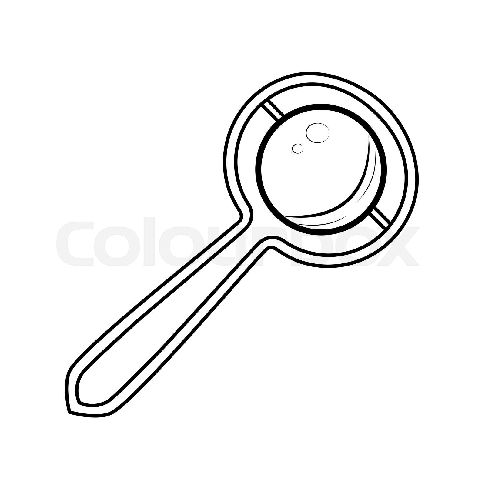 Sketch Baby rattle Stock vector Colourbox