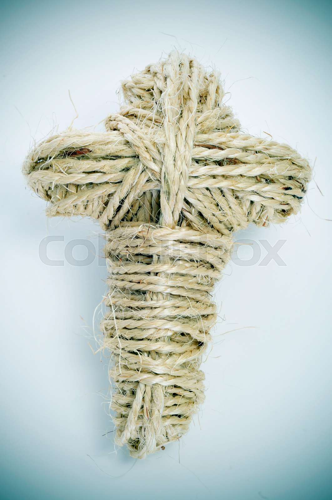 rope cross | Stock image | Colourbox