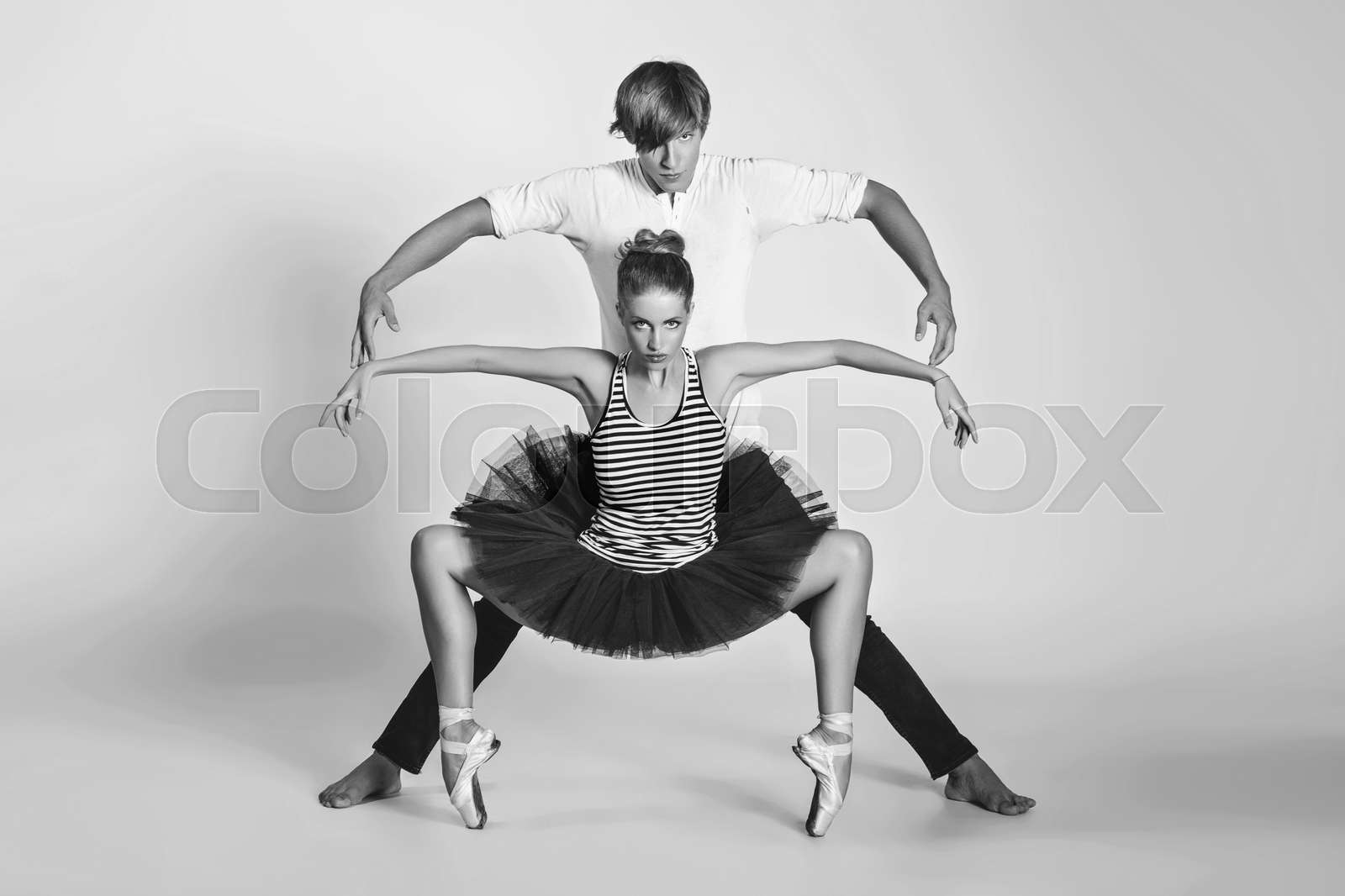 beautiful ballet couple | Stock image | Colourbox