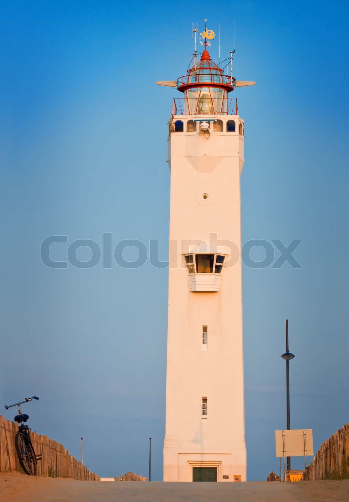 Lighthouse off the east coast | Stock image | Colourbox