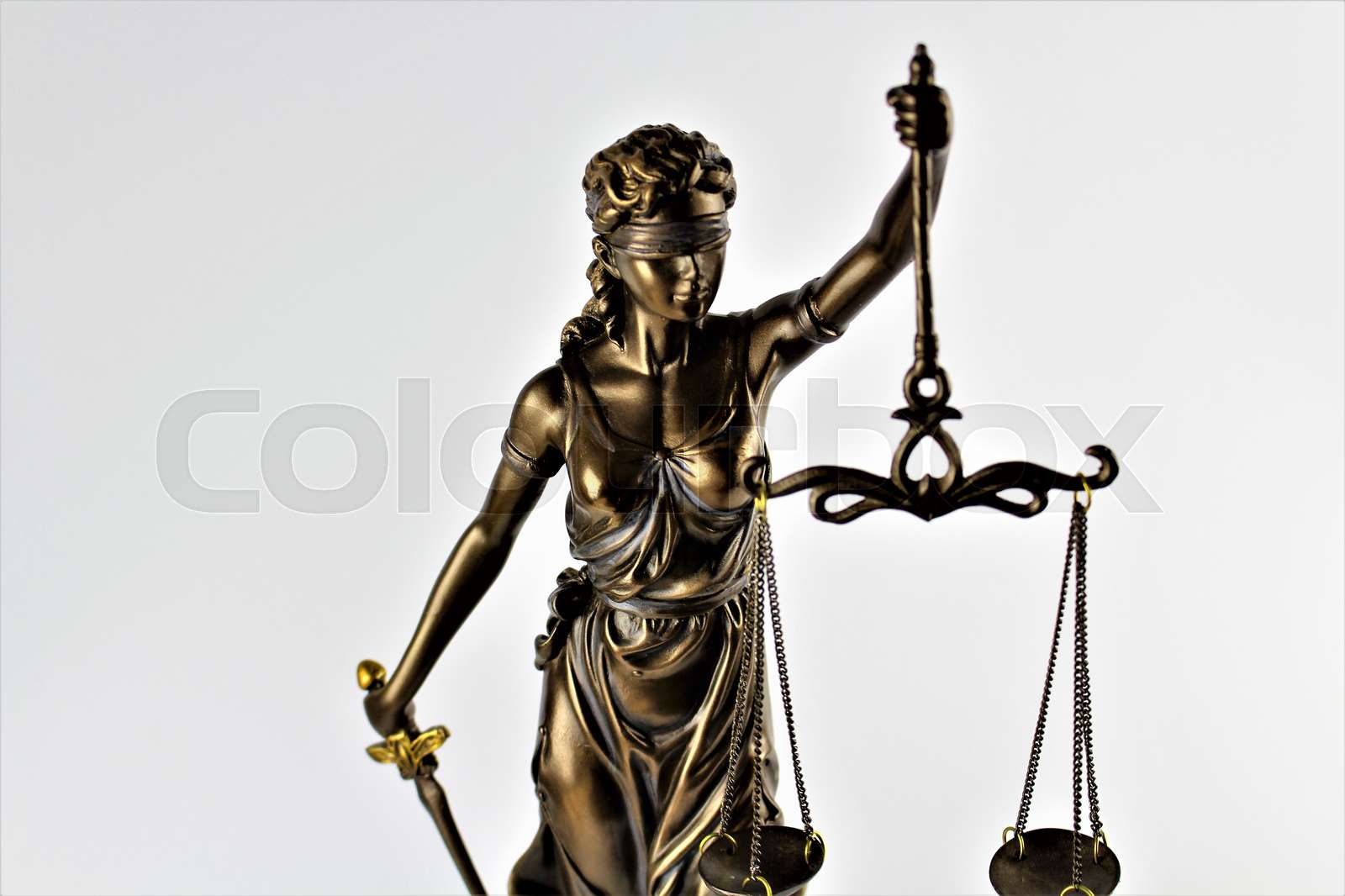 An Image of justice - justitia | Stock Bild | Colourbox