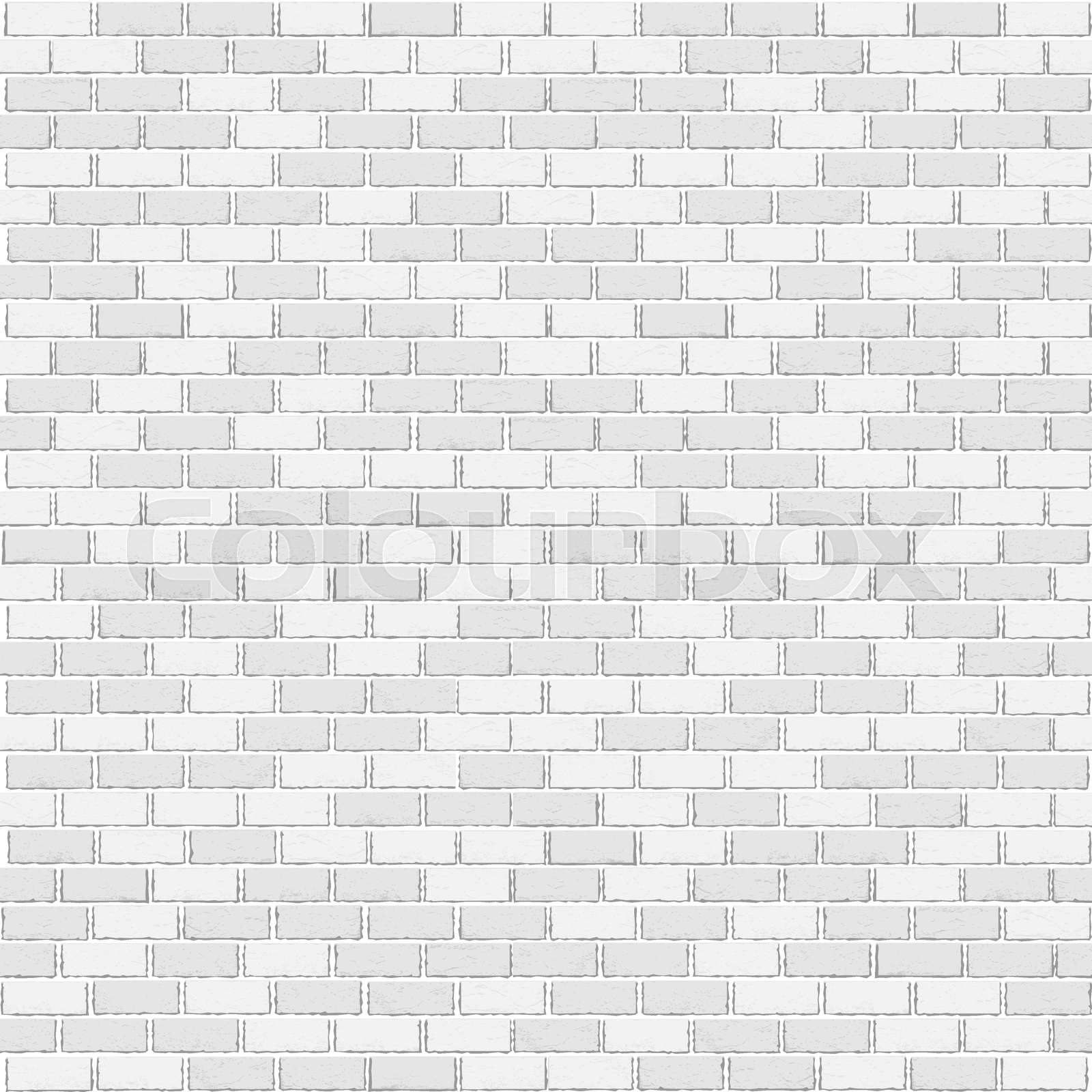 White brick template Stock vector Colourbox