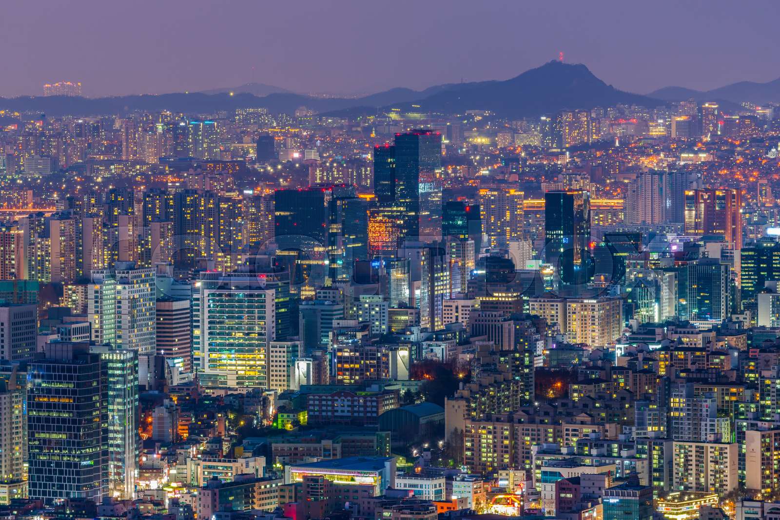 Gangnam City In Seoul South Korea Stock image Colourbox