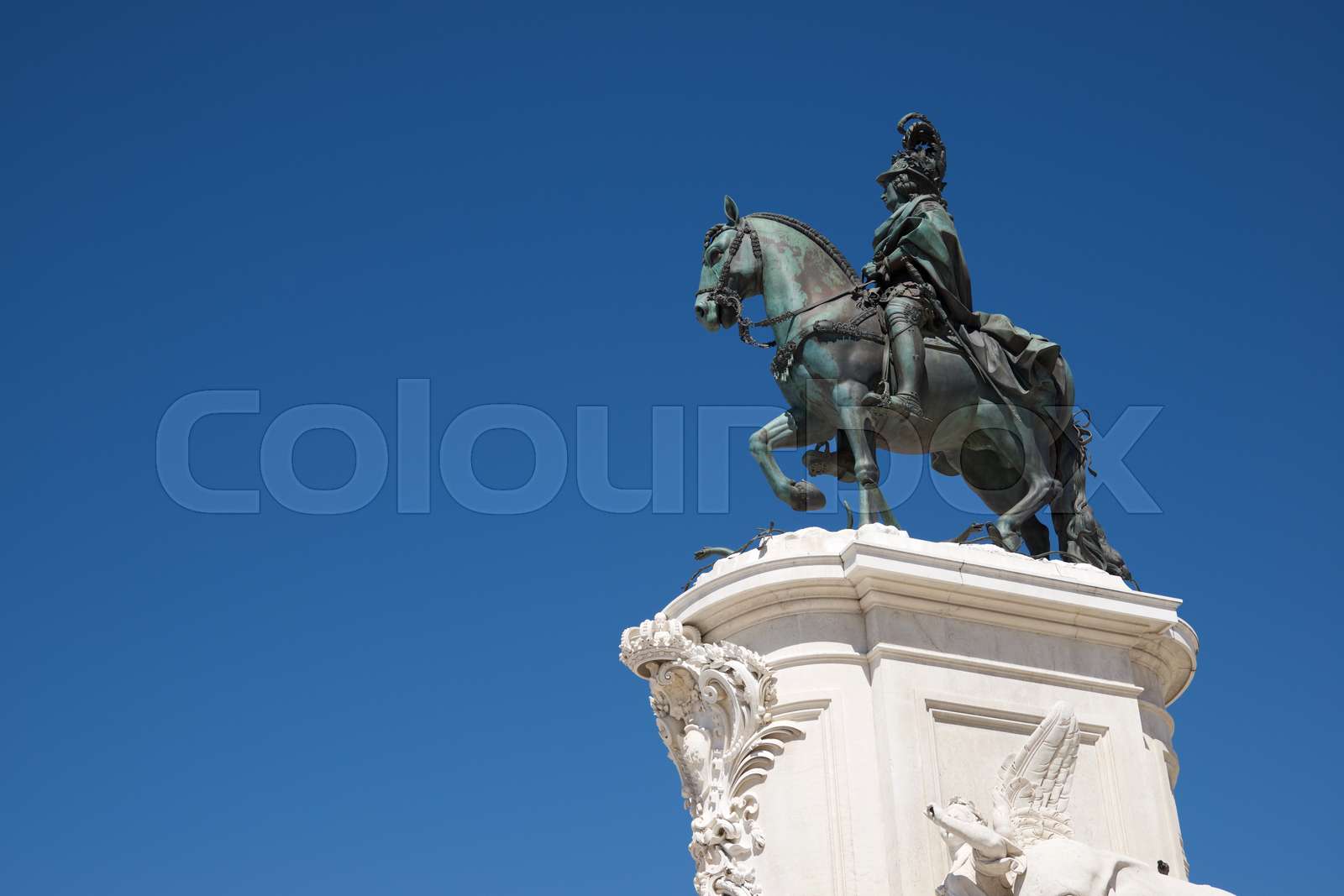 King Joseph statue | Stock image | Colourbox