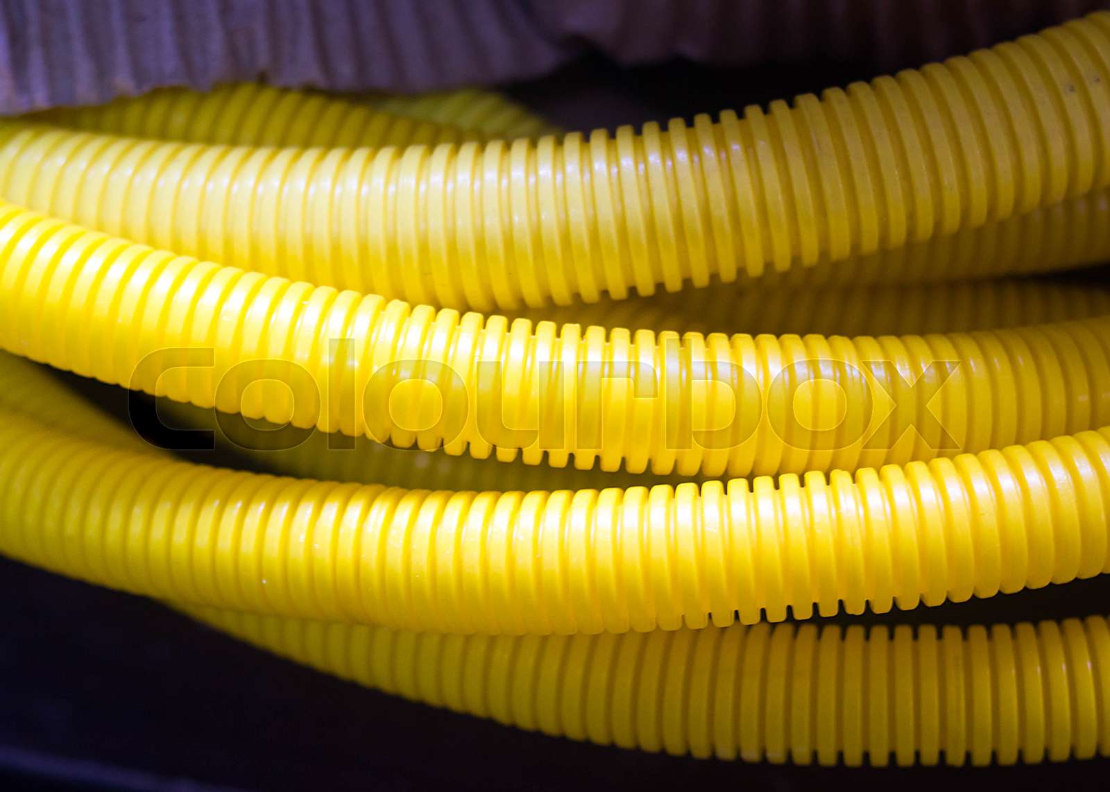 Yellow Flexible Conduit - Enclosure For Fiber Optic Cable, Equipment