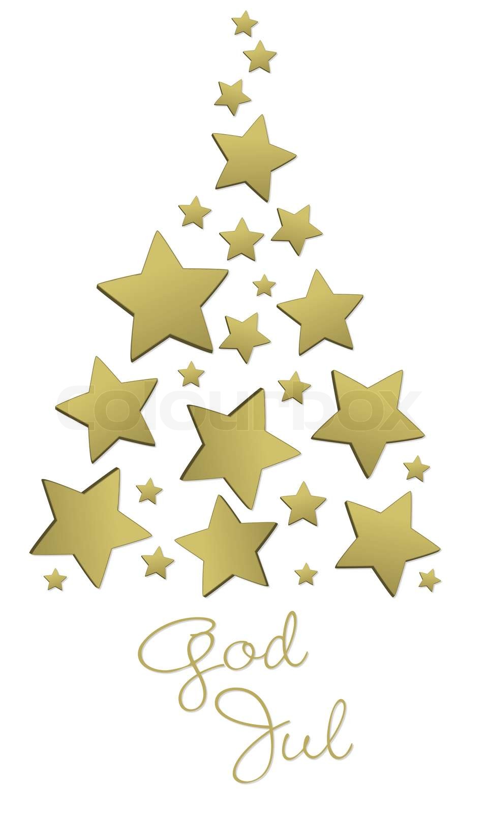 weihnachtsbaum, weihnachten, sterne | Stock Bild | Colourbox