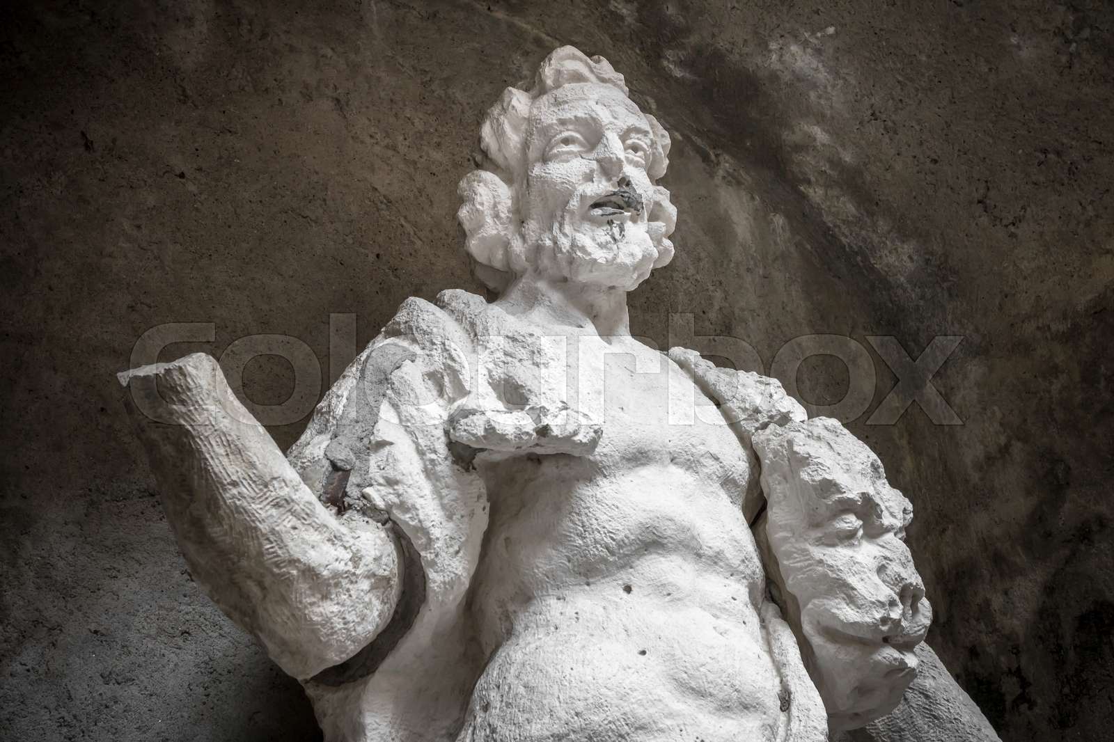 Statue of Hercules Stock image Colourbox