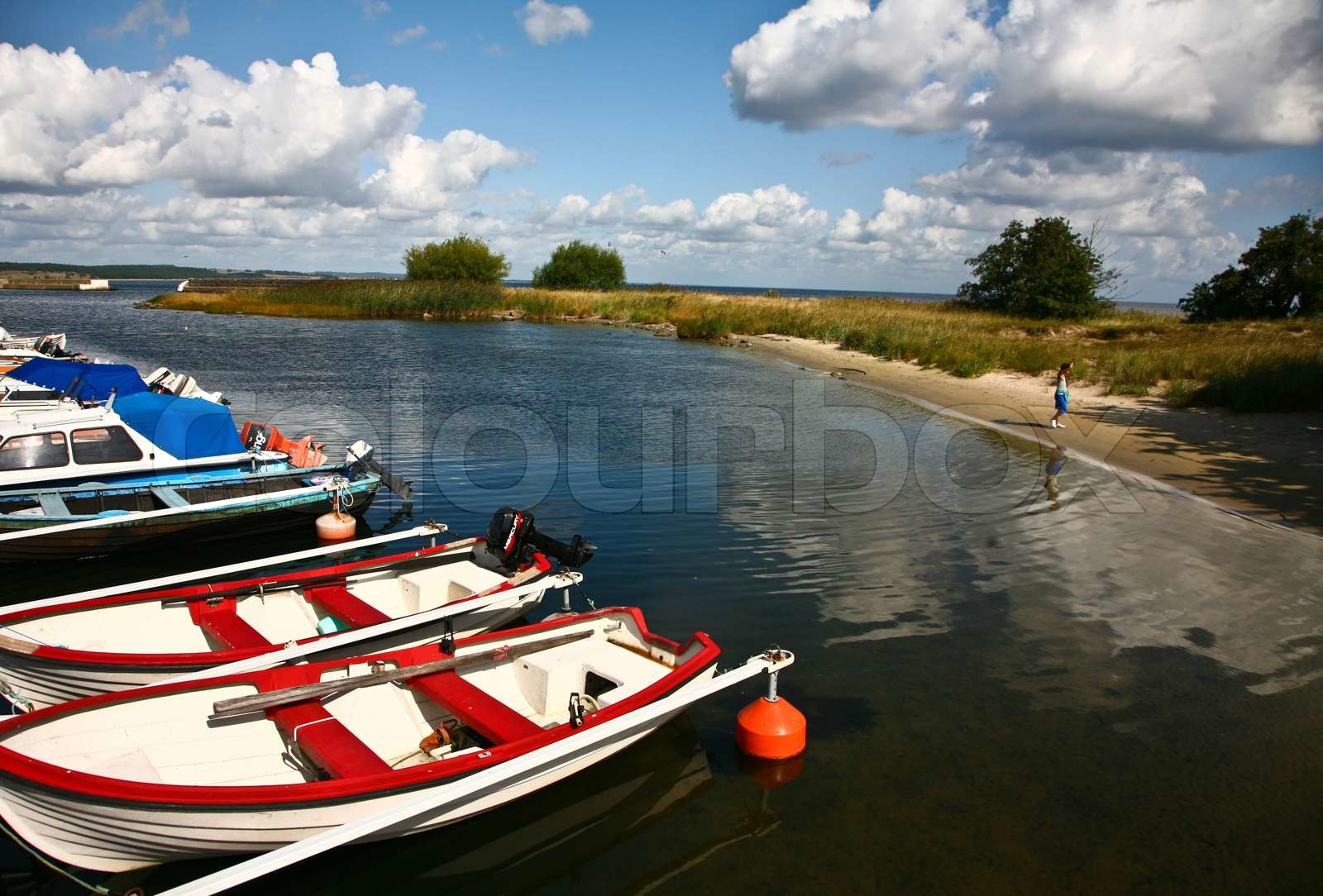 Naturen i det sydlige Sverige i Skåne , både | Stock foto | Colourbox