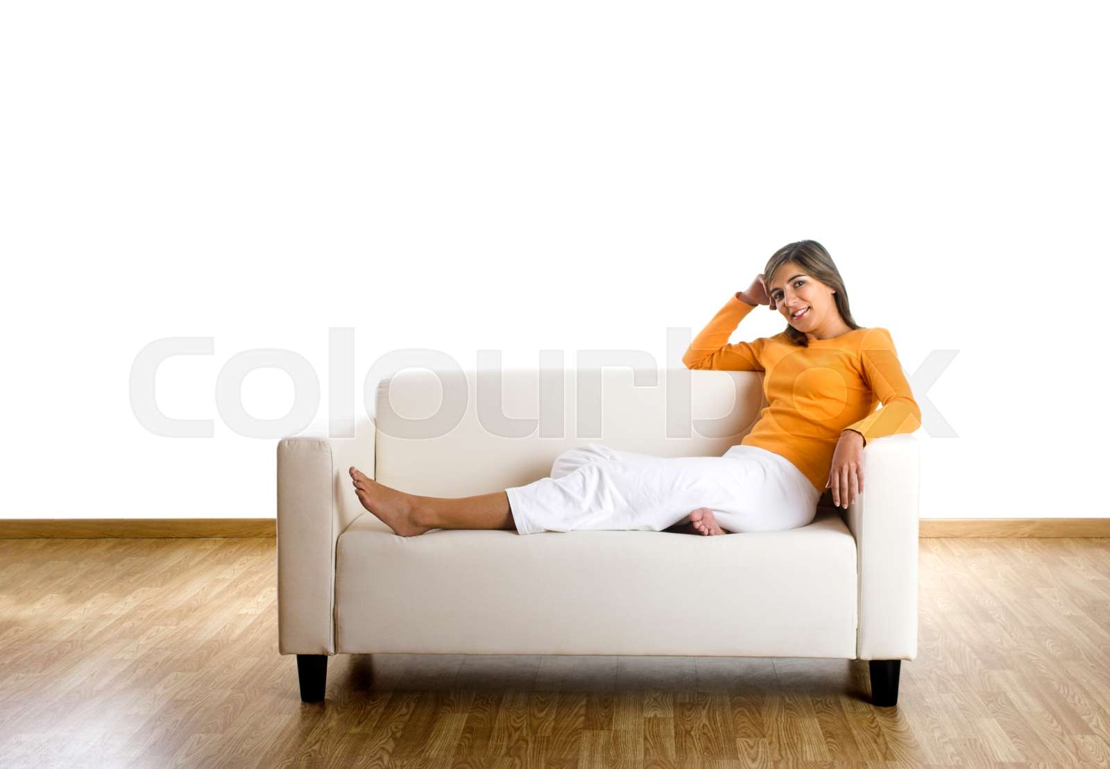 Relaxing at home | Stock image | Colourbox