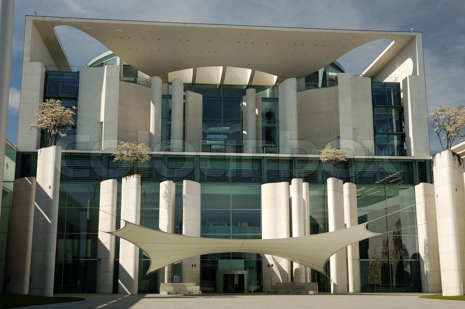 Chancellor's office building in Berlin Stock image Colourbox