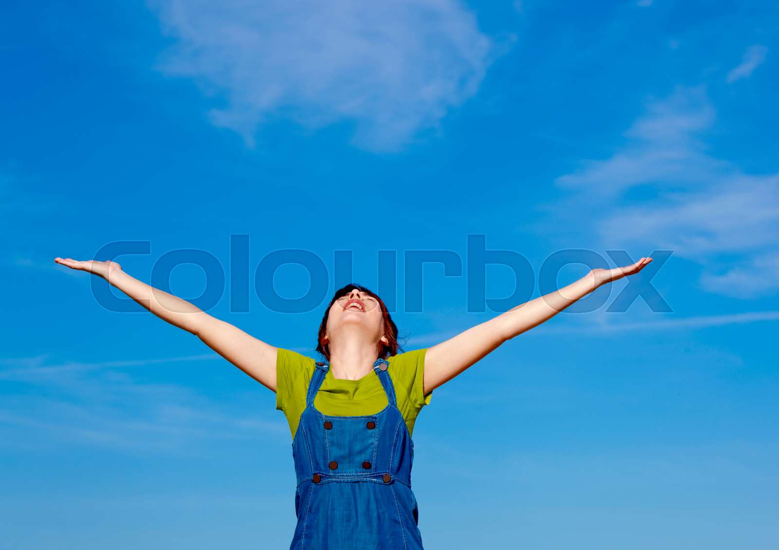 Carefree woman | Stock image | Colourbox