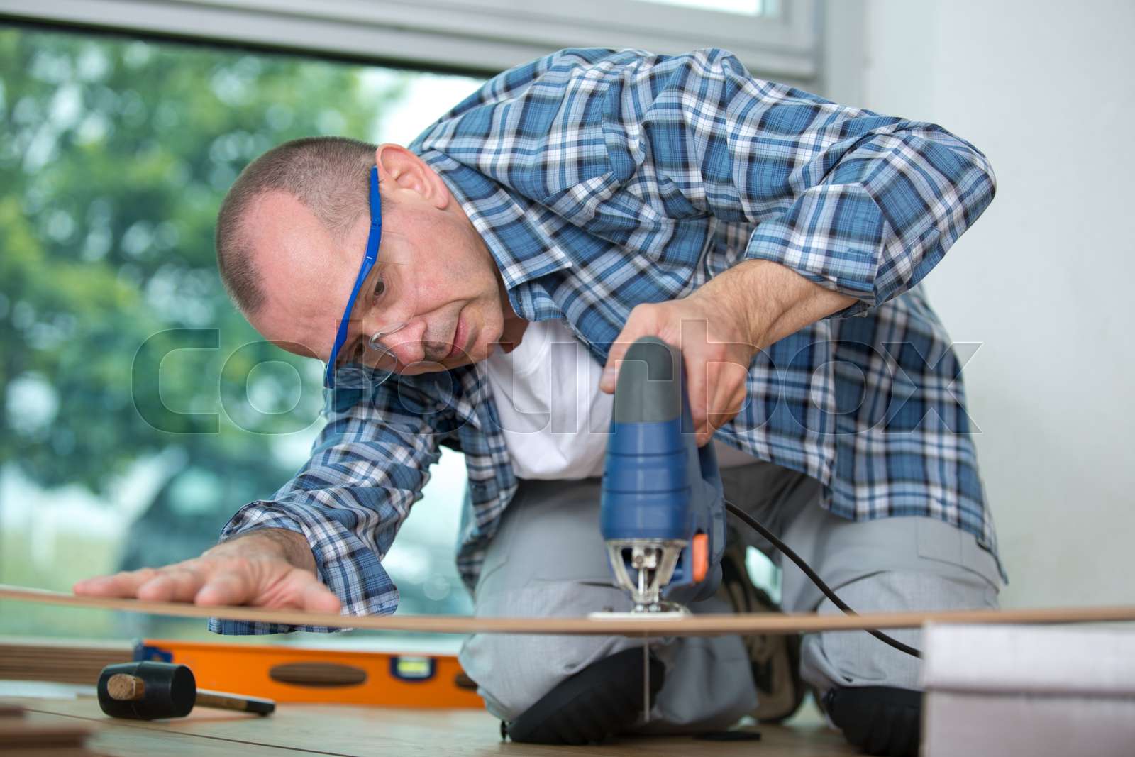precision in the job Stock image Colourbox