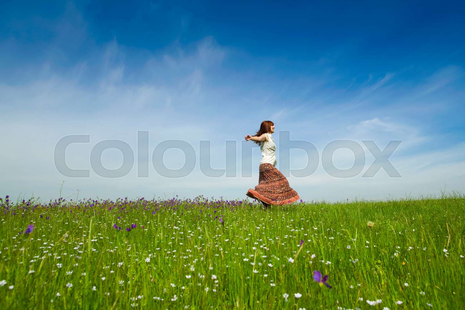 Dancing on nature | Stock image | Colourbox
