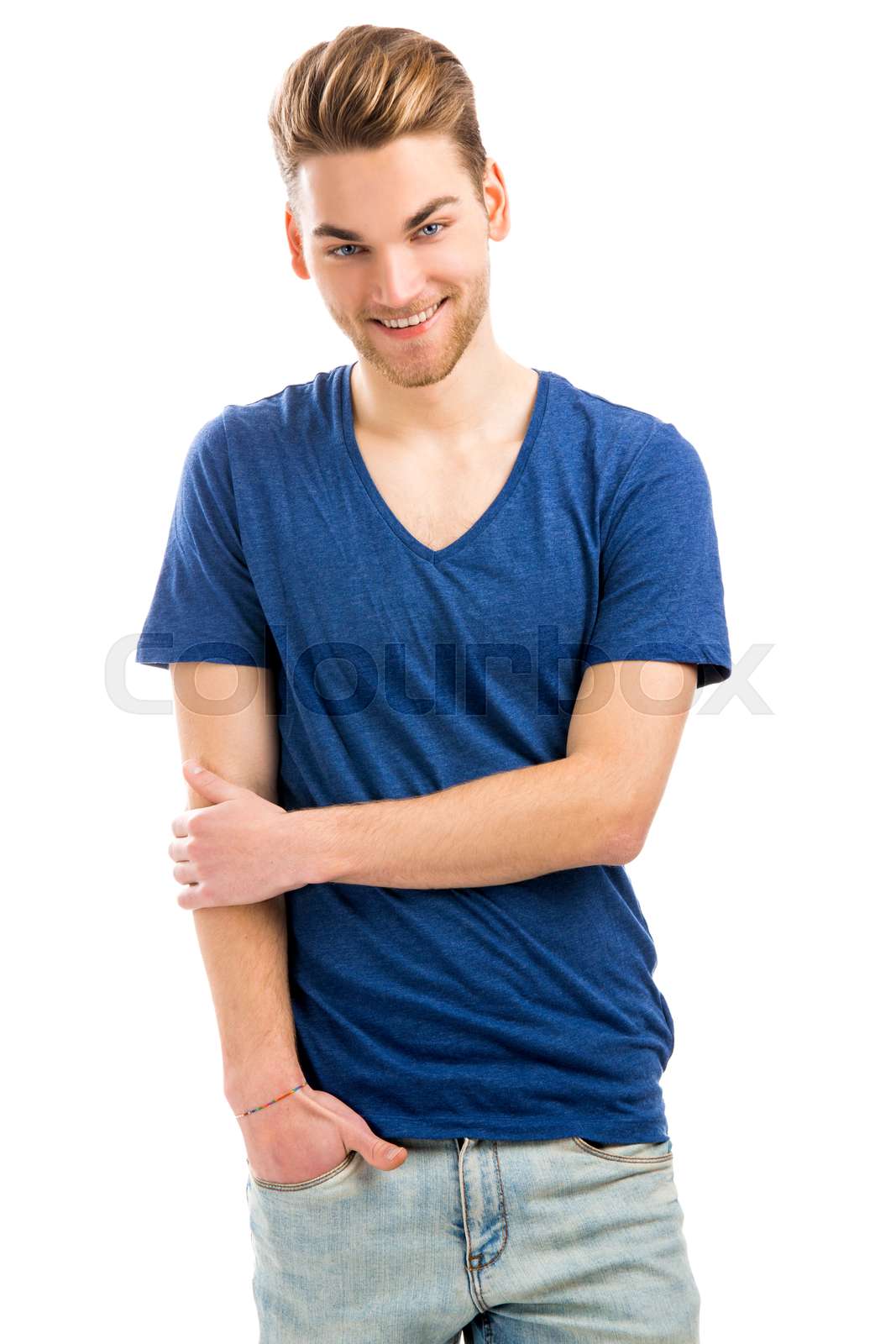 Good looking young man | Stock image | Colourbox