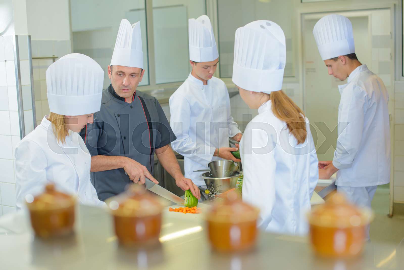 busy kitchen | Stock image | Colourbox