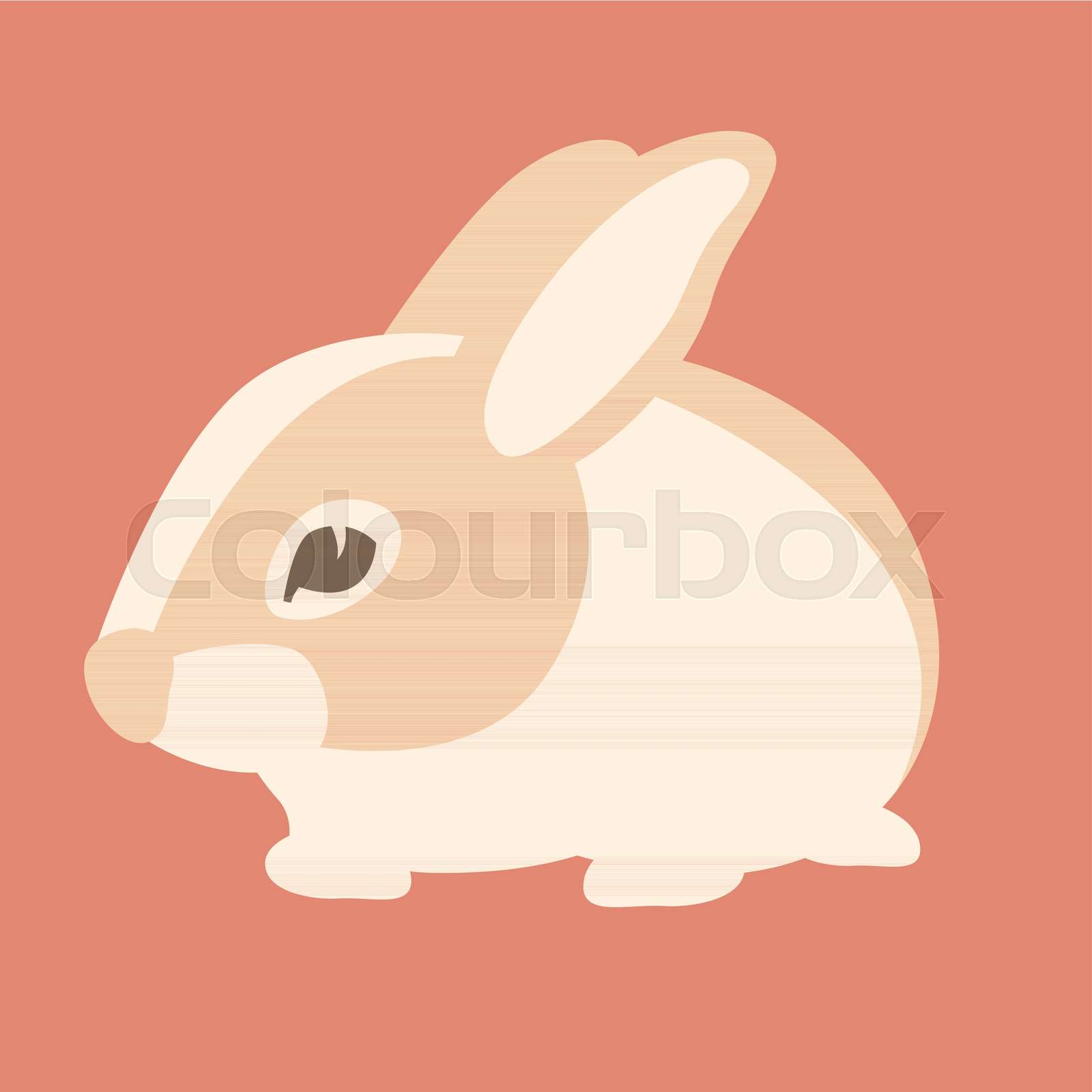 Hase Grafik Ohr Stock Vektor Colourbox