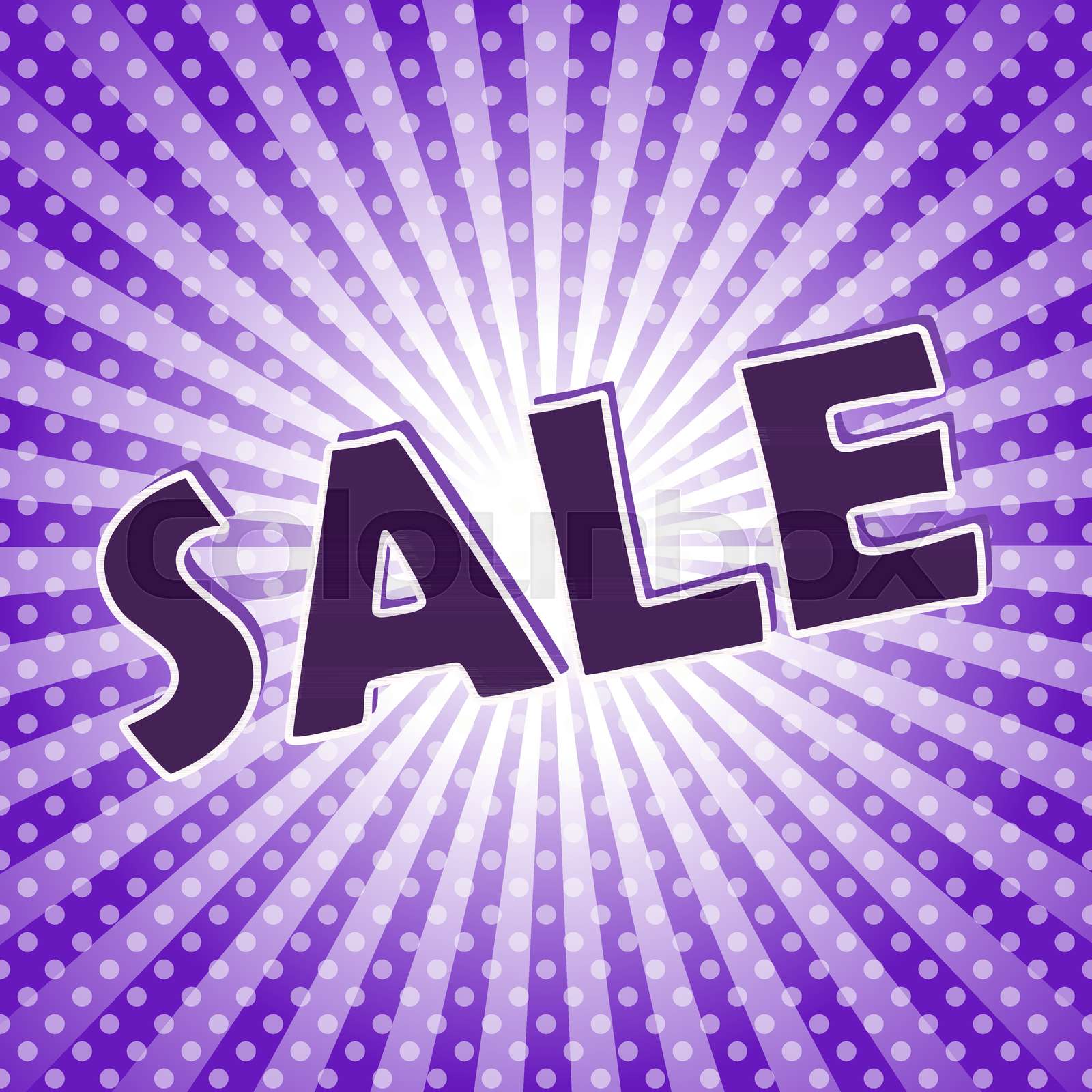 Pop Art sale poster Stock vector Colourbox