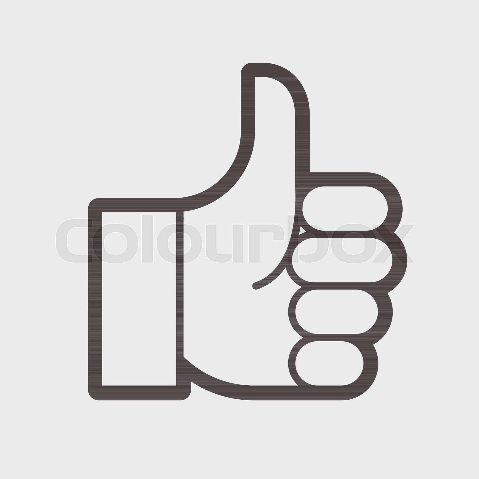 BlackAmazement Piercing Ohrstecker 316L Edelstahl - Hand Finger Geste Victory