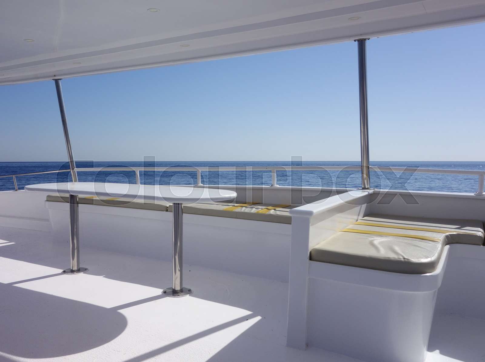Yacht Interior Stock Image Colourbox