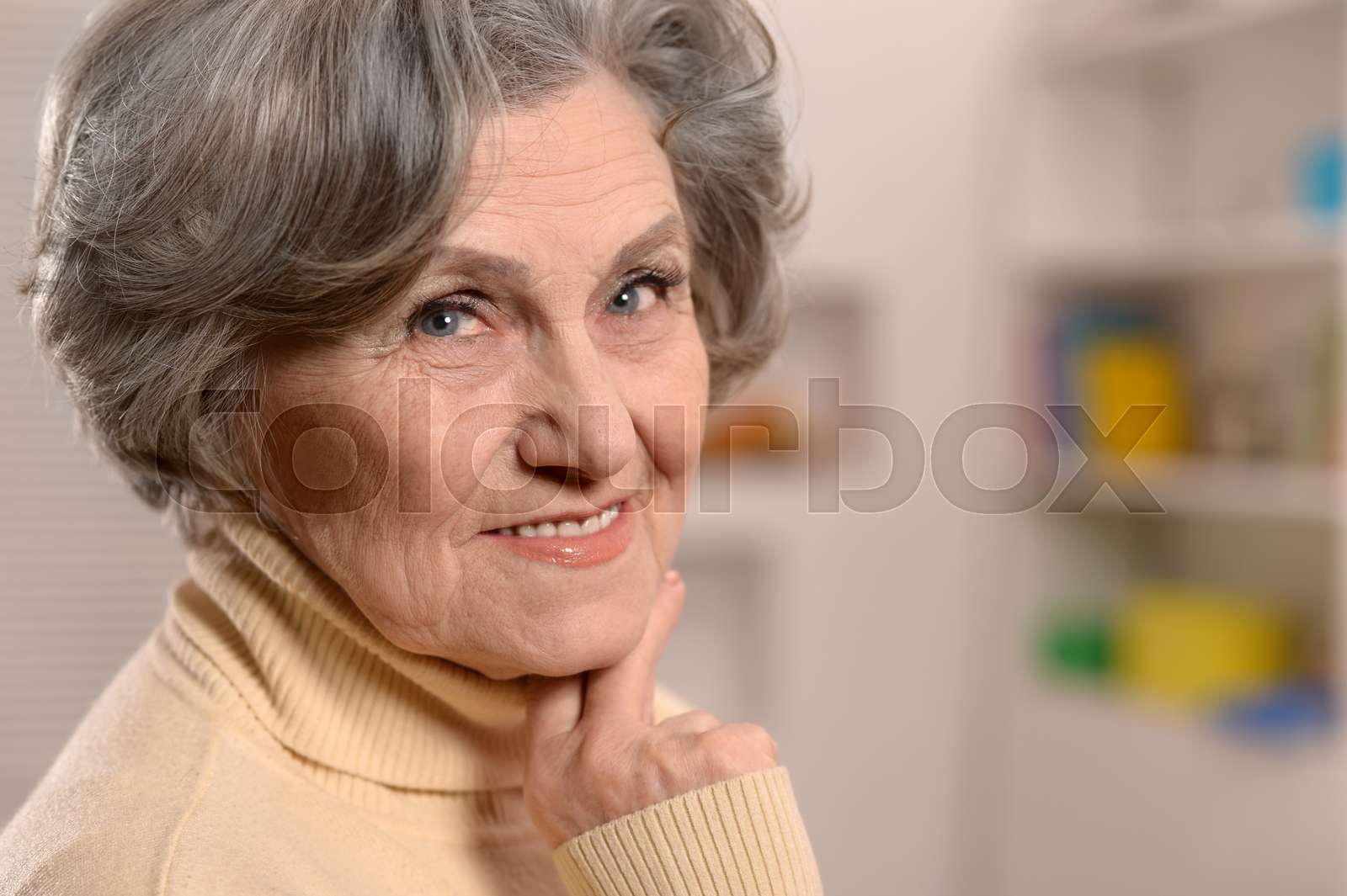 Lovely elderly woman | Stock image | Colourbox