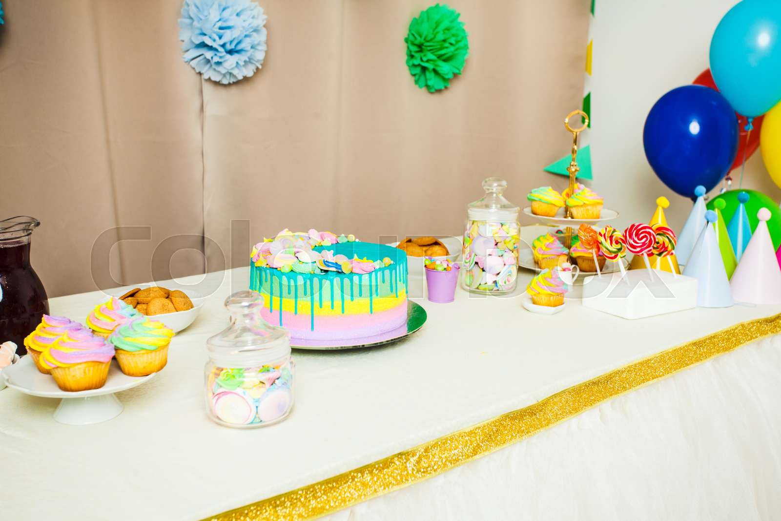 Happy Birthday decoration | Stock image | Colourbox