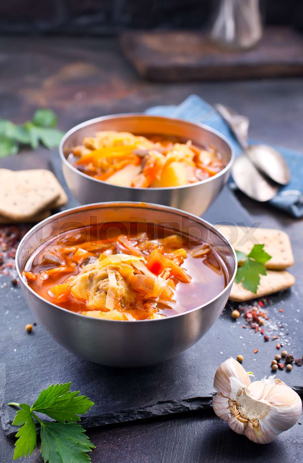 Borsch Stock image Colourbox