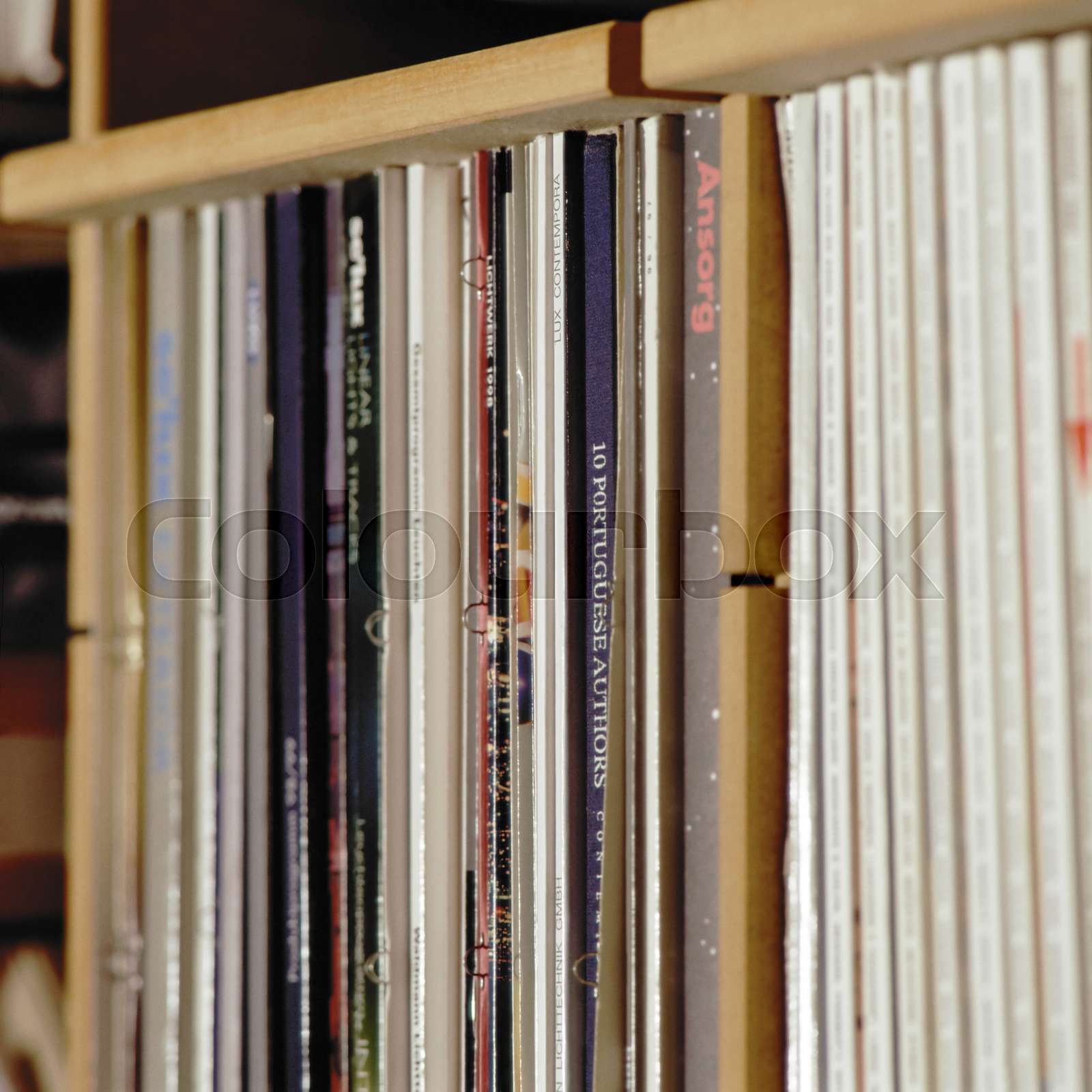 Record collection Stock image Colourbox
