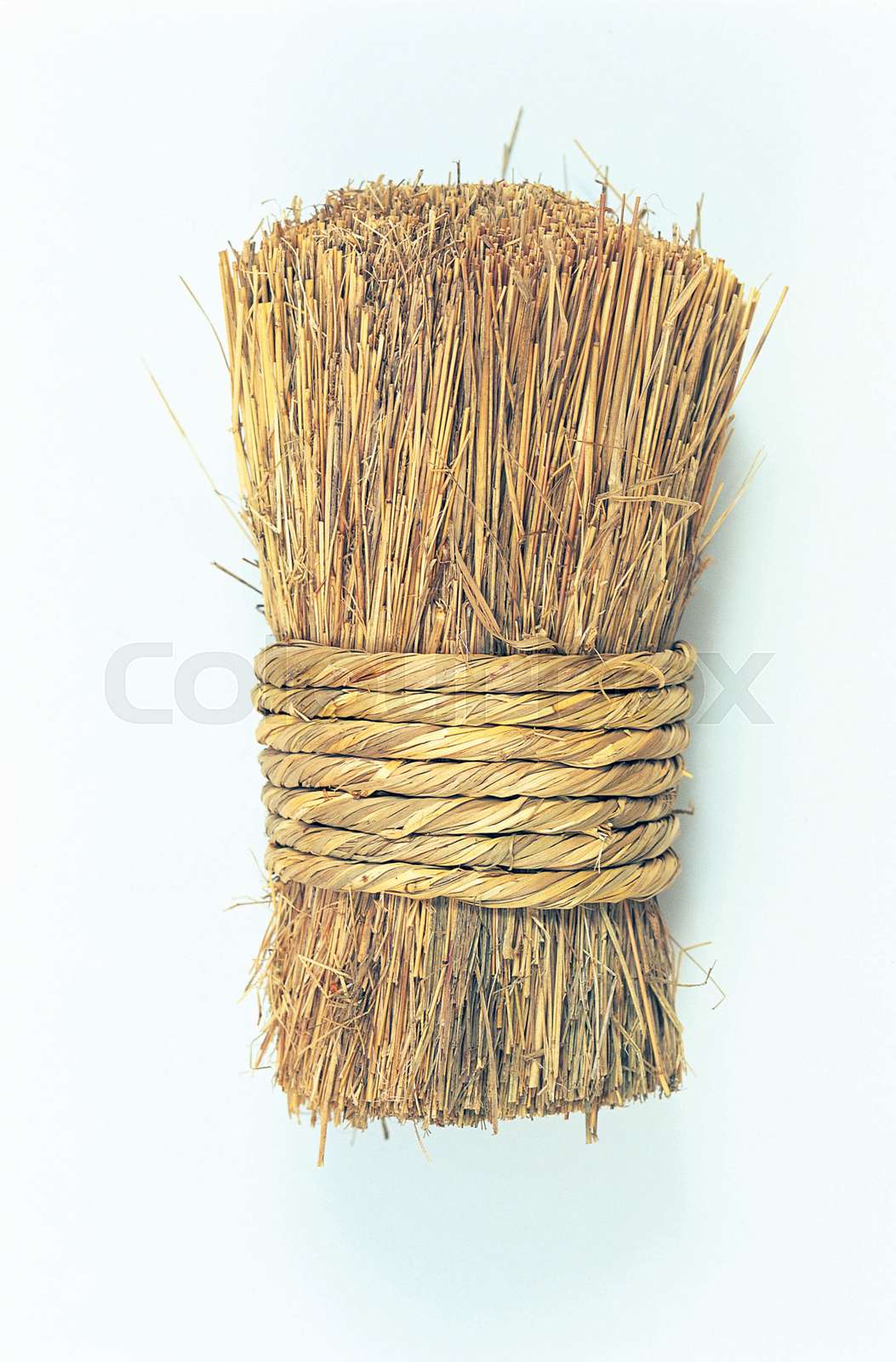 Bundle of straw Stock image Colourbox