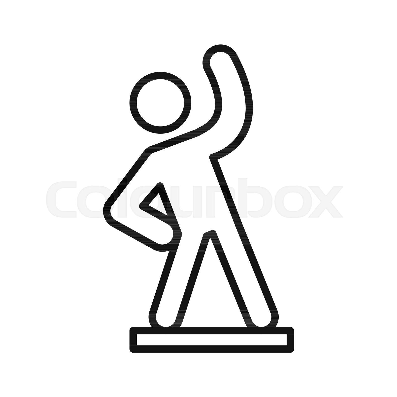 Warm up activity icon | Stock vector | Colourbox