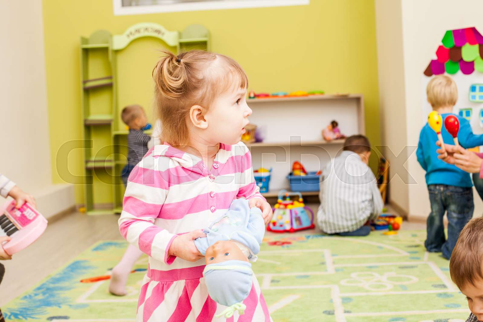 Games at the kindergarten | Stock image | Colourbox