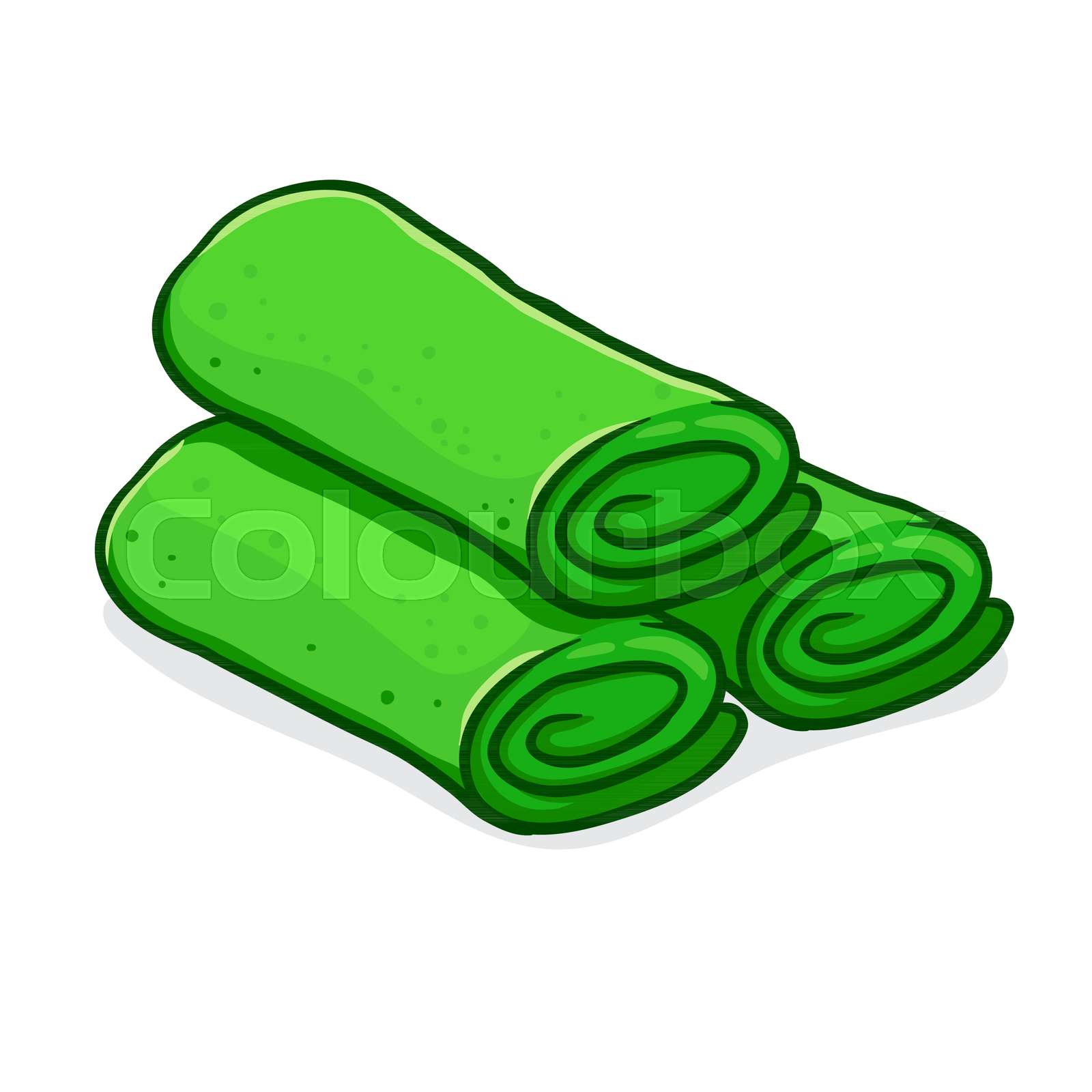 Dadar Gulung Indonesian Traditional Food | Stock vector | Colourbox