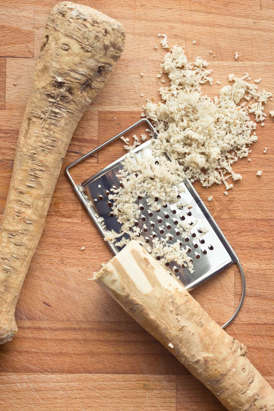 grated horseradish root Stock image Colourbox