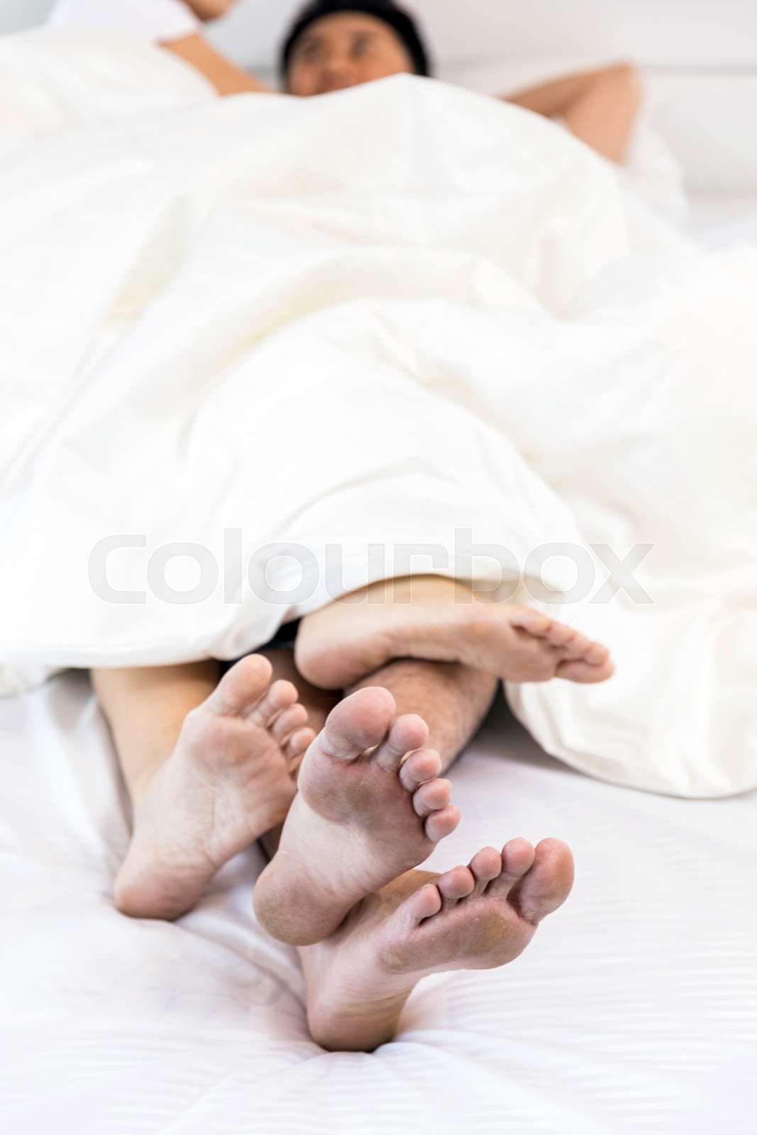 young sexy couples in bed | Stock image | Colourbox