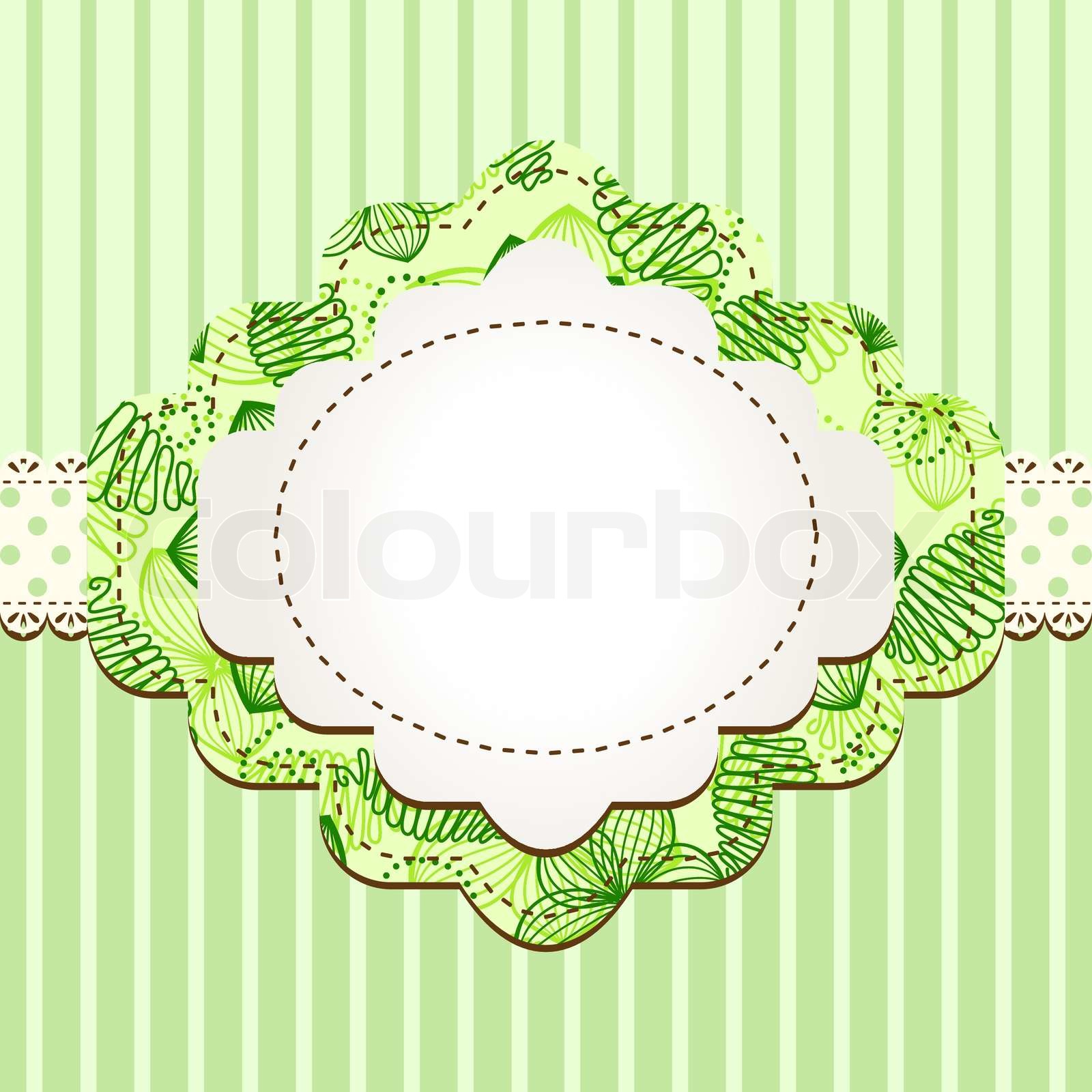 Vintage scrapbook frame | Stock vector | Colourbox