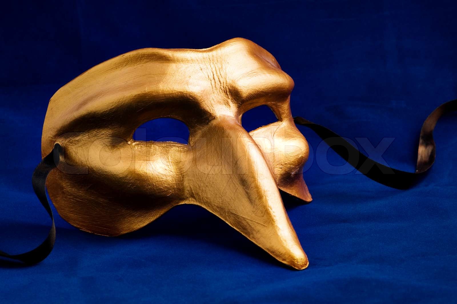 gold mask | Stock image | Colourbox