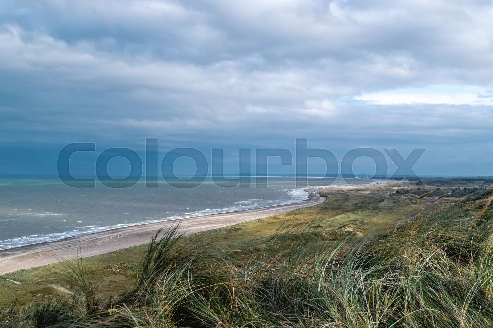 Danish coastline Stock image Colourbox