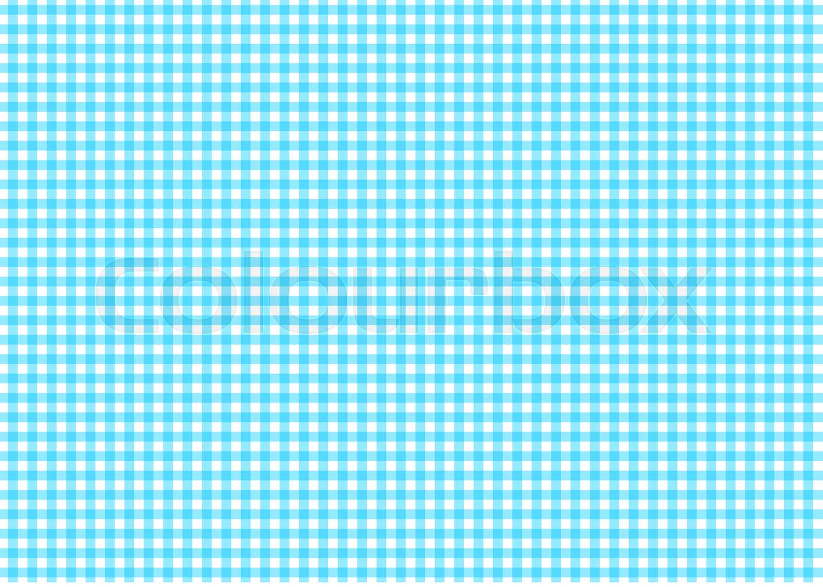 Blue Gingham | Stock vector | Colourbox