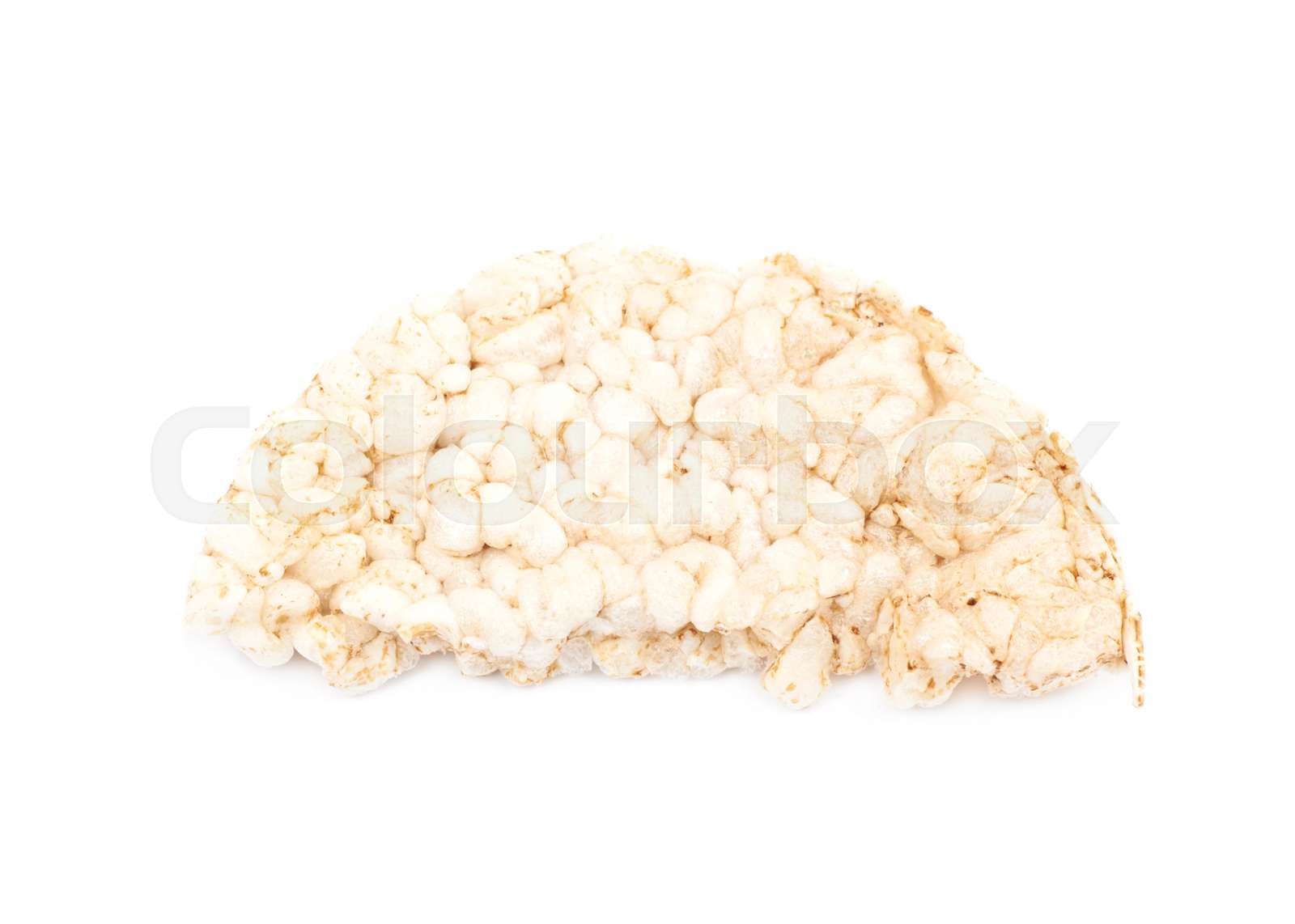 Air popped rice cakes isolated | Stock image | Colourbox