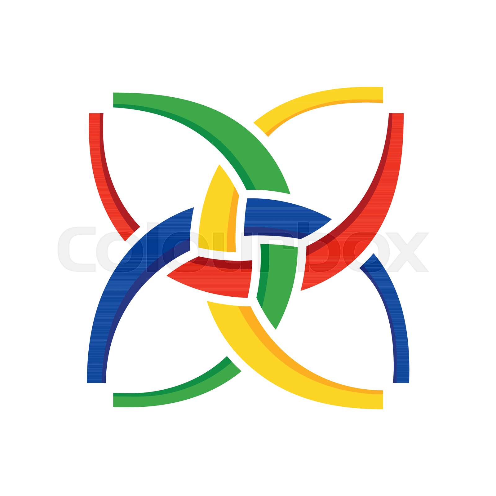 Unity In Harmony Symbol Design Stock vector Colourbox