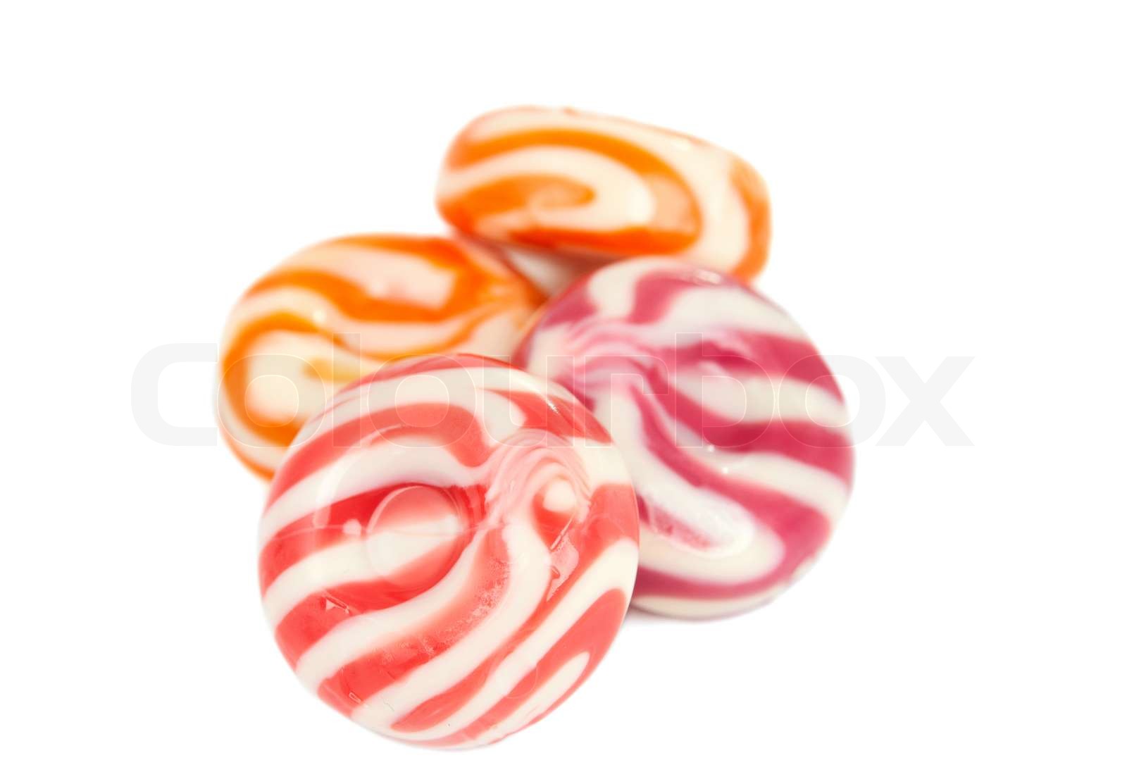 Slik på en hvid baggrund | Stock foto | Colourbox