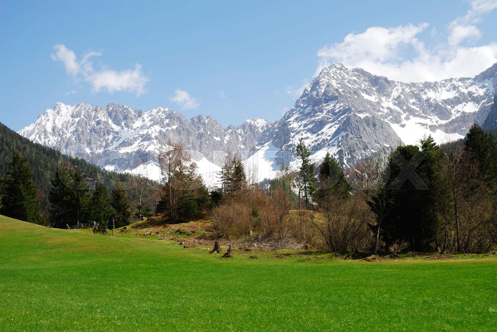 Karwendel Mountains Stock image Colourbox