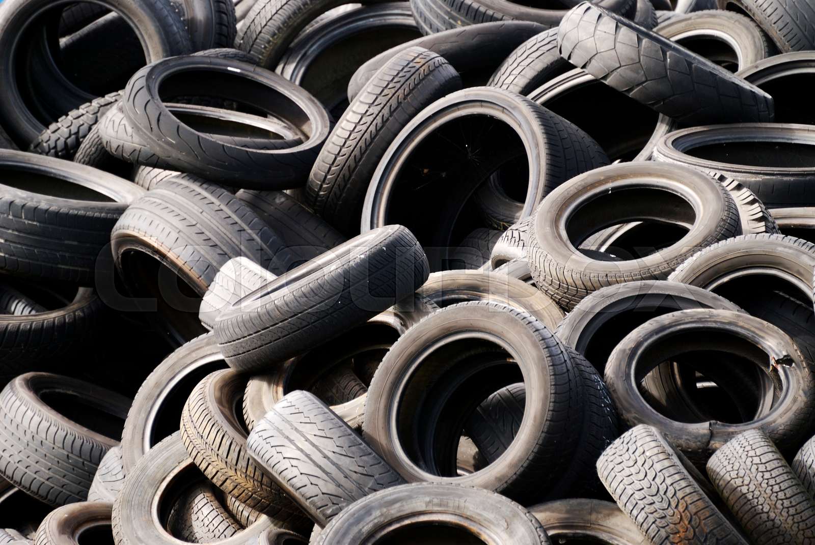 Rubber Recycling Stock image Colourbox