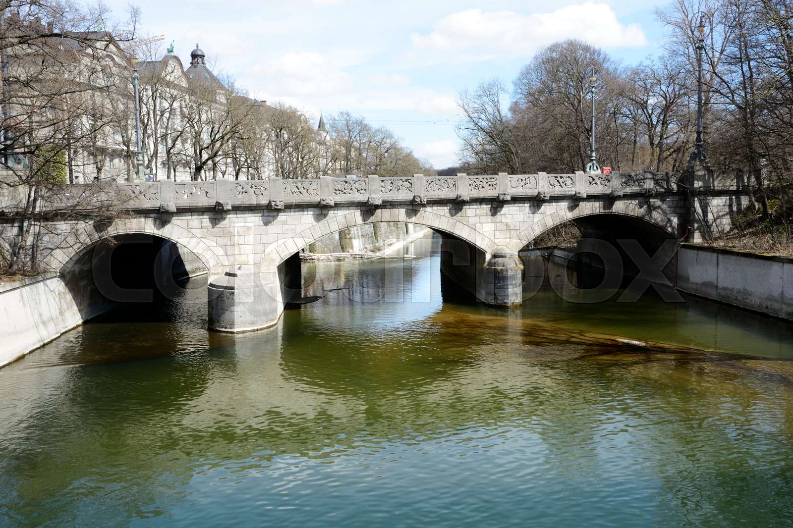 Isar in Munich Stock image Colourbox