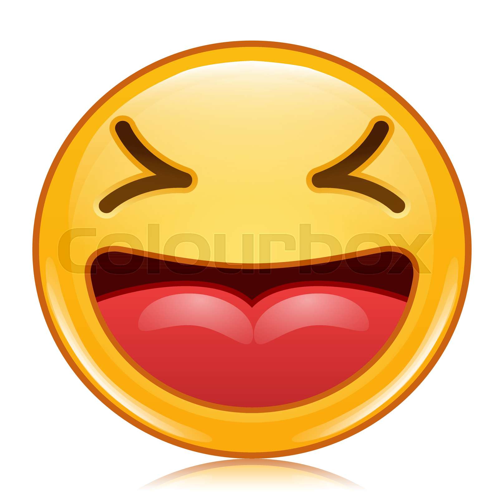 emoji, mann, gesichts- | Stock-Vektor | Colourbox