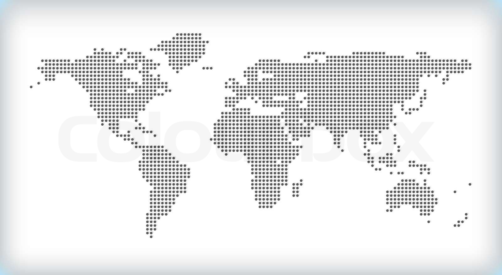 World Map Stock Vector Colourbox