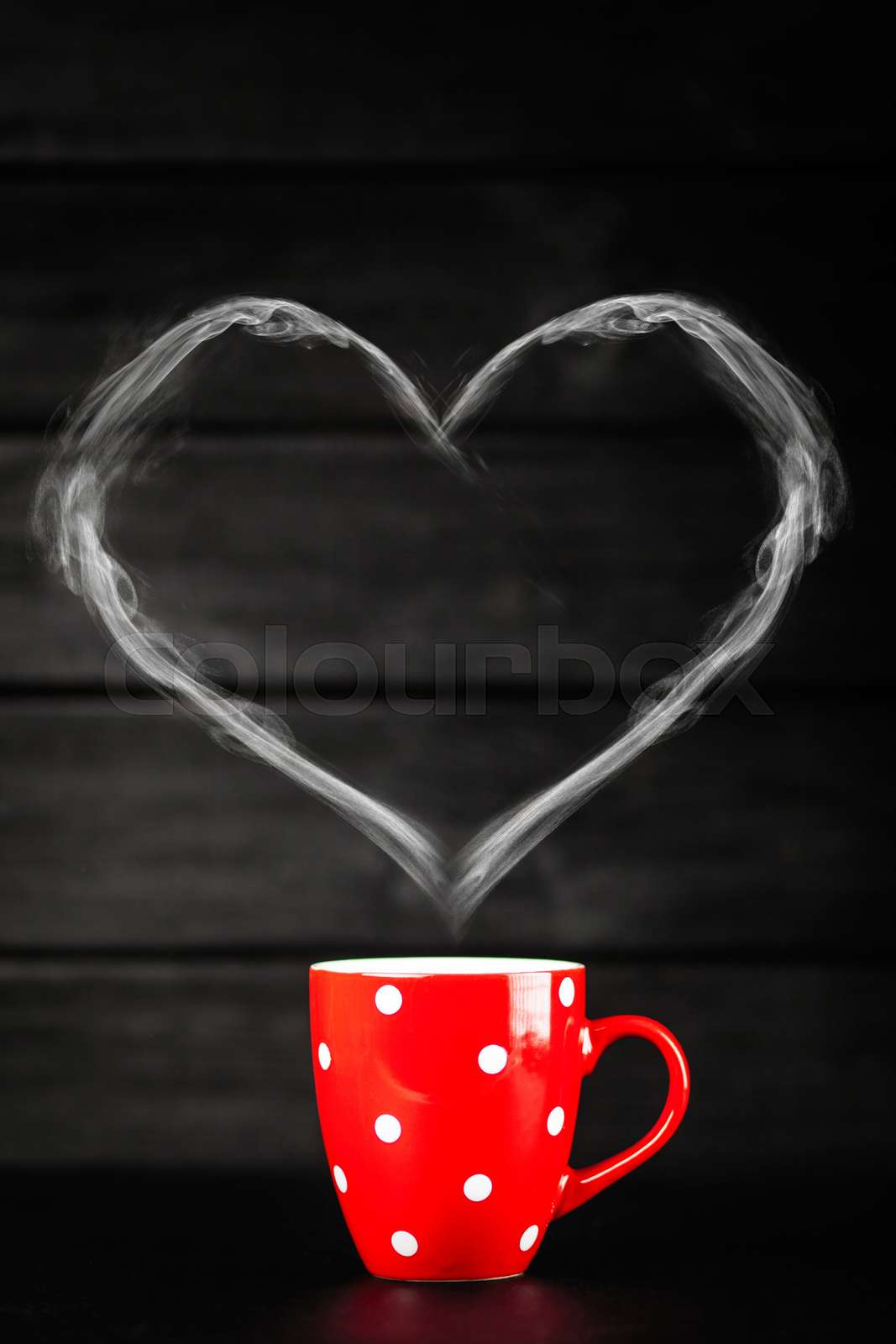 Red coffee mug | Stock image | Colourbox